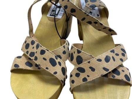 Shoes Heels Block By Clothes Mentor In Animal Print, Size: 9 Supply