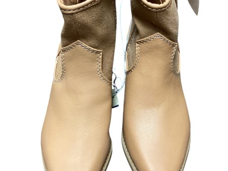 Boots Ankle Heels By Universal Thread In Tan, Size: 7 Supply