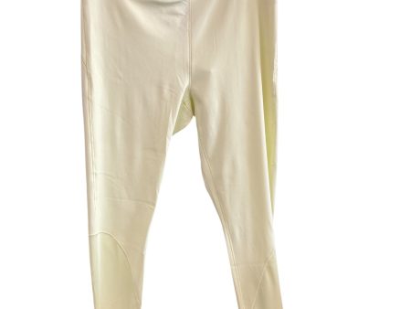 Athletic Leggings By Ivy Park In Yellow, Size: L Discount