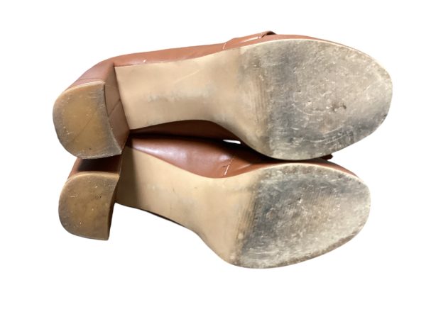 Shoes Heels Block By Just Fab In Brown, Size: 7 Hot on Sale