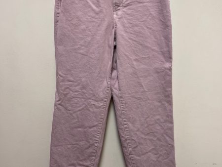 Jeans Straight By Old Navy In Purple Denim, Size: 12 Online Hot Sale