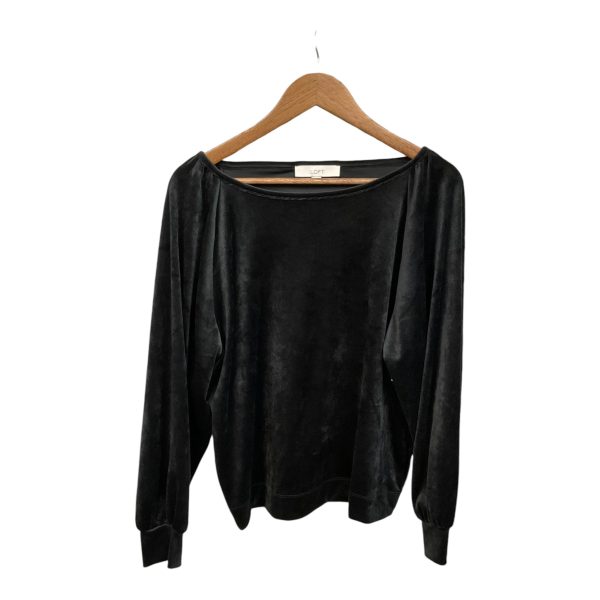 Top Long Sleeve By Loft In Black, Size: L For Discount