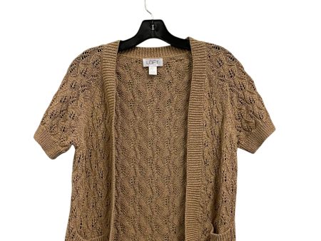 Sweater Cardigan By Loft In Brown, Size: S Online now