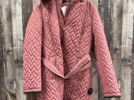 Coat Puffer & Quilted By Calvin Klein In Pink, Size: L Online now