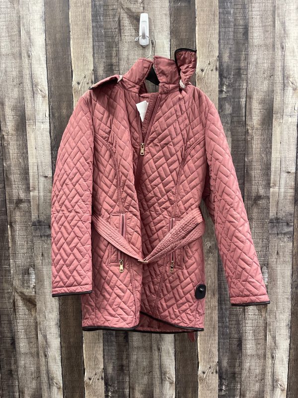 Coat Puffer & Quilted By Calvin Klein In Pink, Size: L Online now