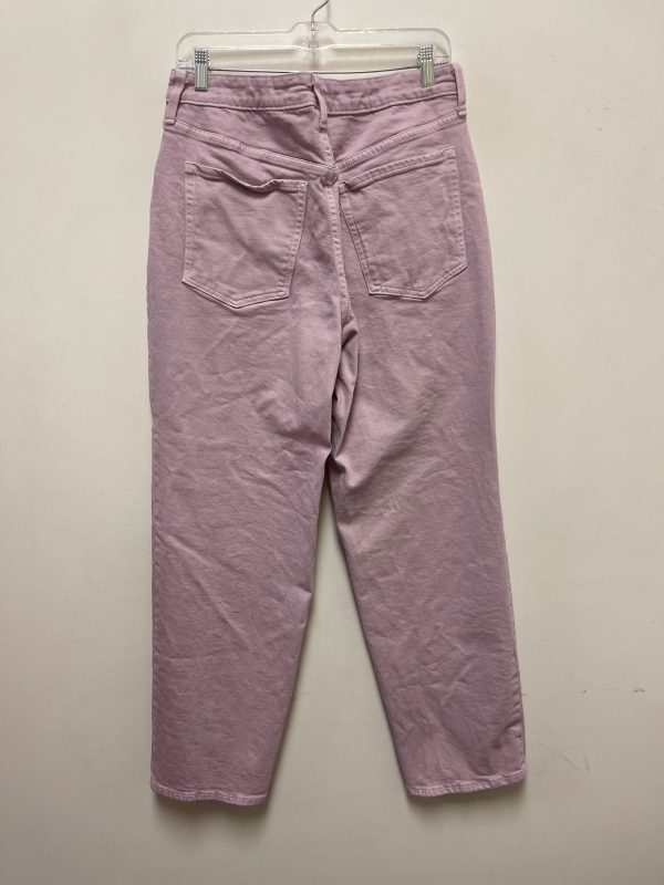 Jeans Straight By Old Navy In Purple Denim, Size: 12 Online Hot Sale