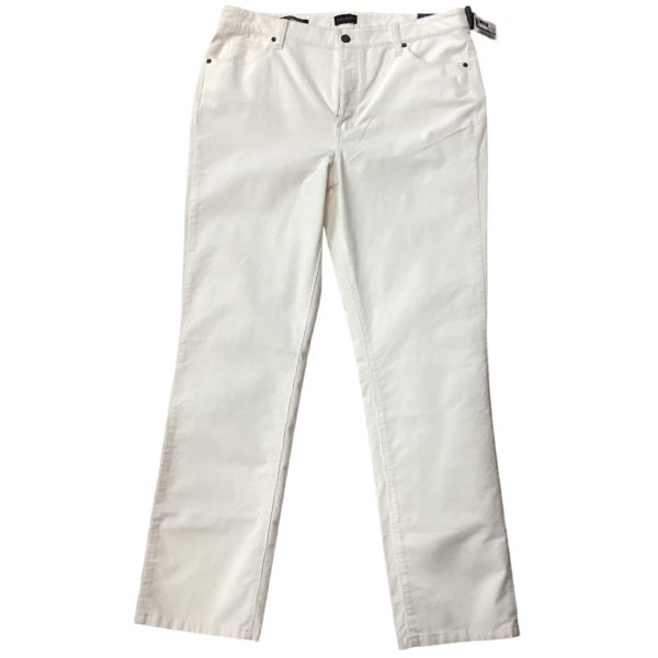 Pants Corduroy By Talbots In Cream, Size: 14 For Cheap