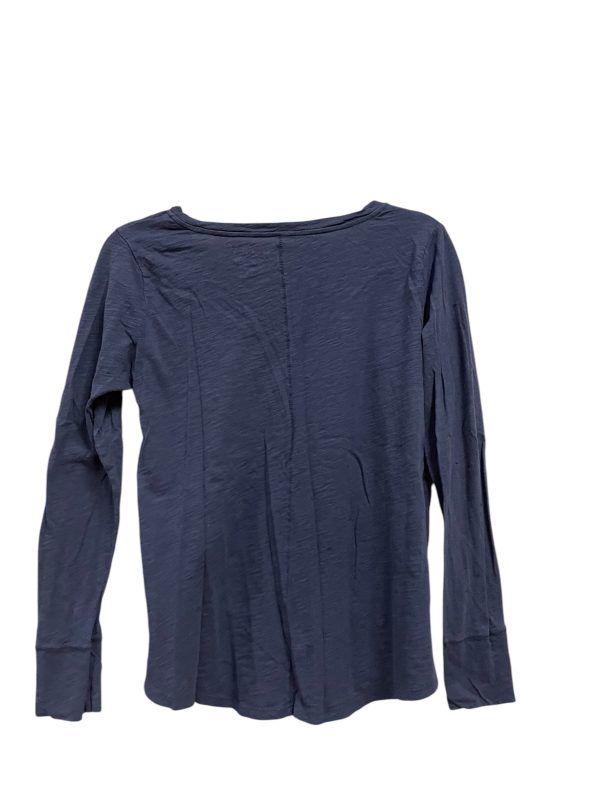 Top Long Sleeve By Loft In Blue, Size: M Cheap