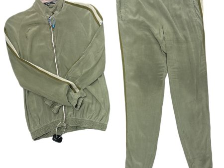 Jumpsuit Luxury Designer By Gucci In Green, Size: 6 For Sale