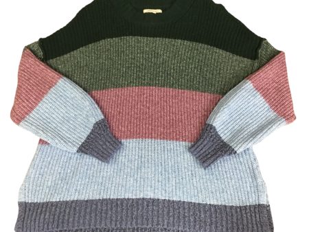 Sweater By American Eagle In Blue & Green, Size: M Supply