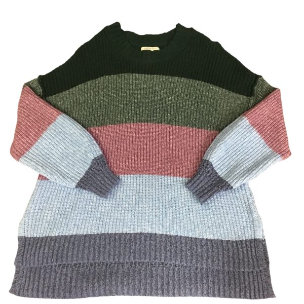 Sweater By American Eagle In Blue & Green, Size: M Supply