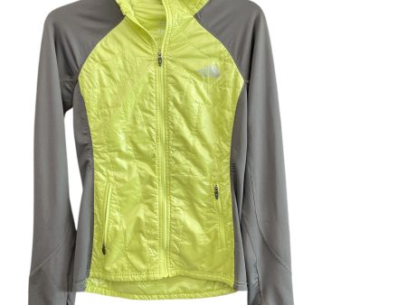 Athletic Jacket By The North Face In Green & Grey, Size: S For Cheap