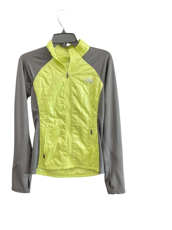 Athletic Jacket By The North Face In Green & Grey, Size: S For Cheap