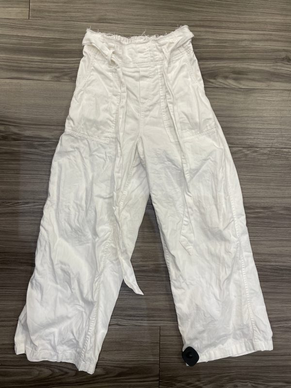 Jeans Wide Leg By American Eagle In White, Size: Xs For Discount