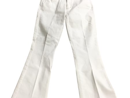 Jeans Cropped By Loft In White, Size: 6 Online Hot Sale