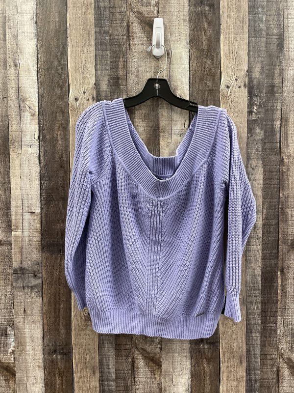 Sweater By Abercrombie And Fitch In Purple, Size: Xl Sale