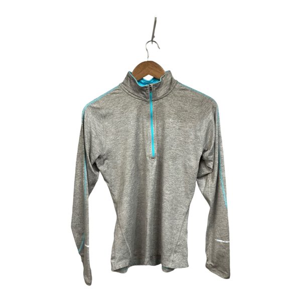 Athletic Jacket By Nike Apparel In Grey, Size: M Supply