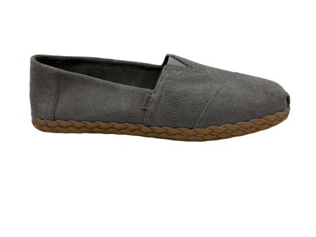 Shoes Flats By Toms In Grey, Size:9.5 Fashion