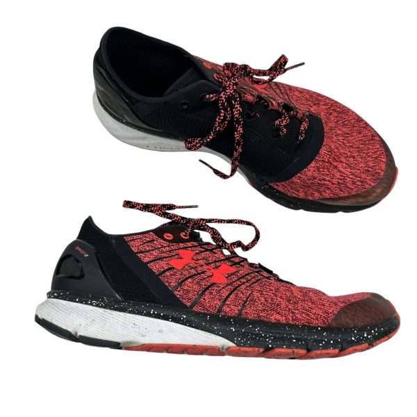 Shoes Athletic By Under Armour In Black & Red, Size:9 on Sale