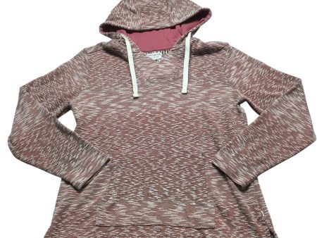 Sweatshirt Hoodie By Hang Ten In Red & White, Size: L For Cheap