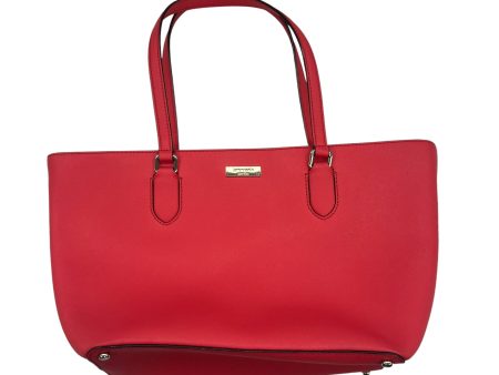 Tote Designer By Kate Spade In Coral, Size:Medium For Sale