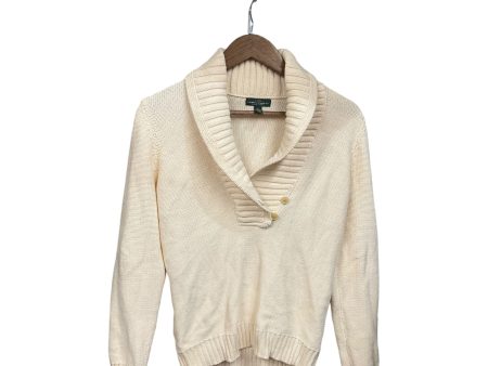 Sweater By Ralph Lauren In Cream, Size: L Online now