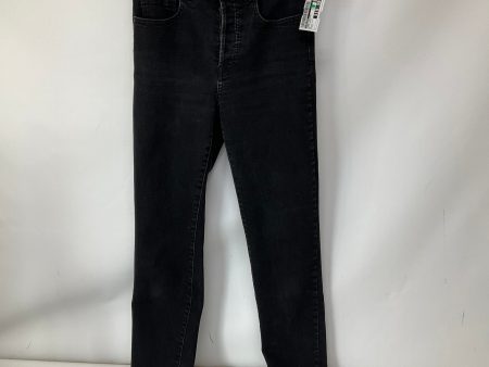 Jeans Straight By Everlane In Black Denim, Size: 4 Cheap