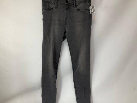 Jeans Skinny By Frame In Black Denim, Size: 0 Online