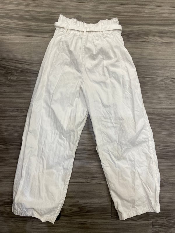 Jeans Wide Leg By American Eagle In White, Size: Xs For Discount