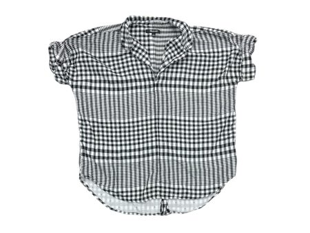 Top Short Sleeve By Madewell In Black & White, Size: S Hot on Sale