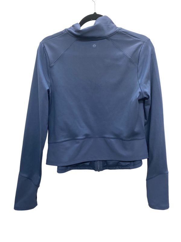 Athletic Jacket By Danskin In Blue, Size: M Hot on Sale