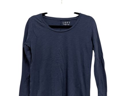 Top Long Sleeve By Loft In Blue, Size: M Cheap