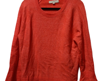 Top Long Sleeve By Loft In Orange, Size: M Online Hot Sale