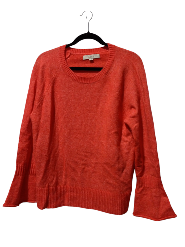 Top Long Sleeve By Loft In Orange, Size: M Online Hot Sale