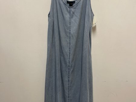 Dress Casual Maxi By Ashley Stewart In Blue Denim, Size: 1x Supply