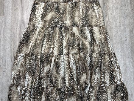 Skirt Maxi By Chaus In Snakeskin Print, Size: S Hot on Sale