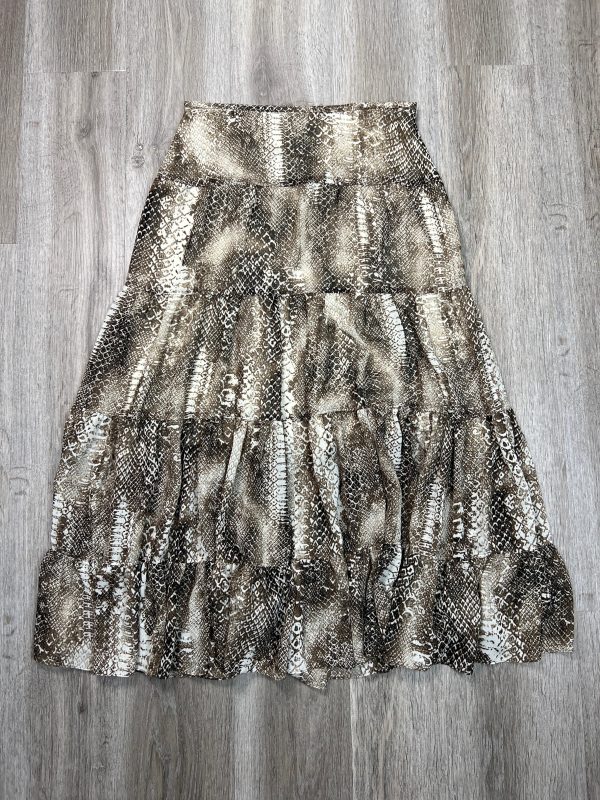 Skirt Maxi By Chaus In Snakeskin Print, Size: S Hot on Sale