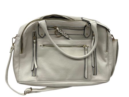 Handbag By Clothes Mentor In Cream, Size:Large Sale