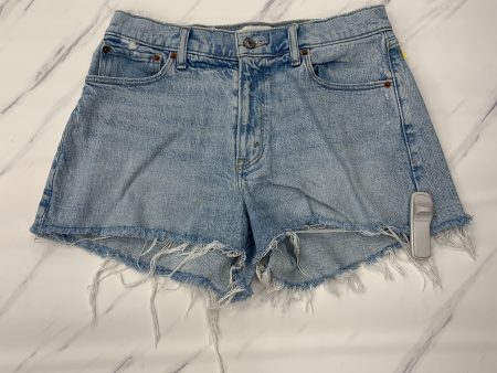 Shorts By Abercrombie And Fitch In Blue Denim, Size: 8 Discount