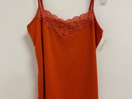 Tank Top By Cato In Orange, Size: L Cheap