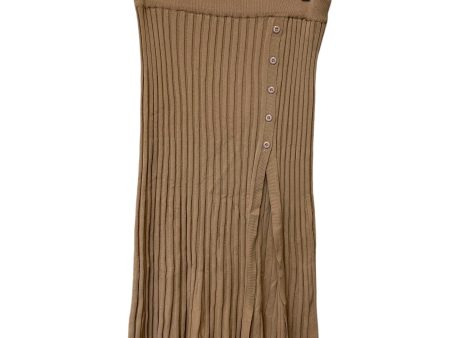 Skirt Maxi By Clothes Mentor In Tan, Size: M For Discount