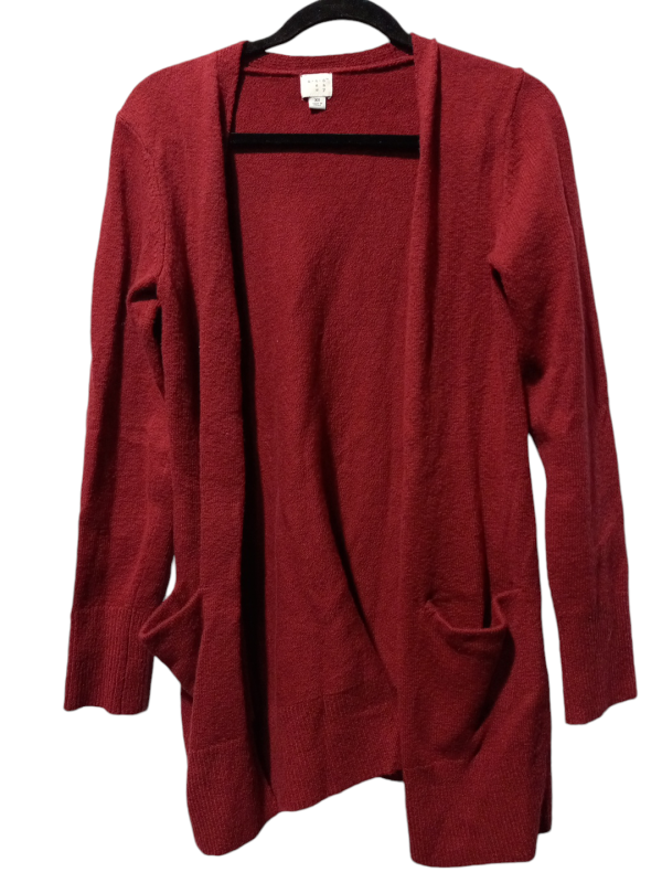 Cardigan By A New Day In Red, Size: Xs Online now