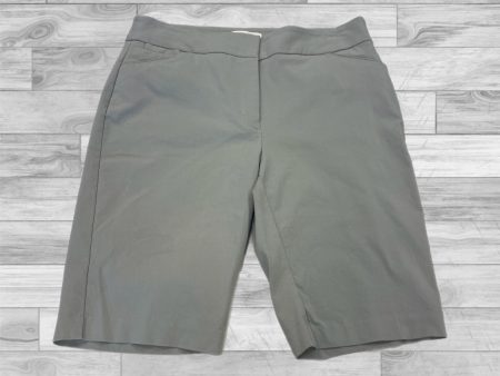 Shorts By Clothes Mentor In Grey, Size: 10 For Cheap