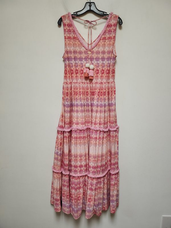 Dress Casual Maxi By Clothes Mentor In Pink, Size: M For Discount