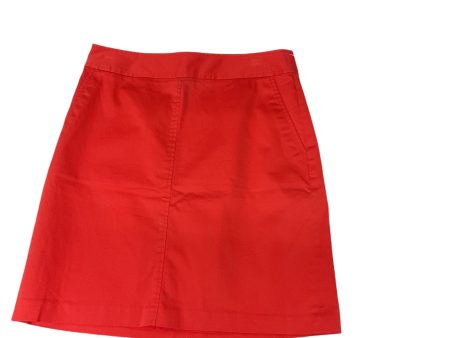 Skirt Mini & Short By Banana Republic In Red, Size: 6 Supply