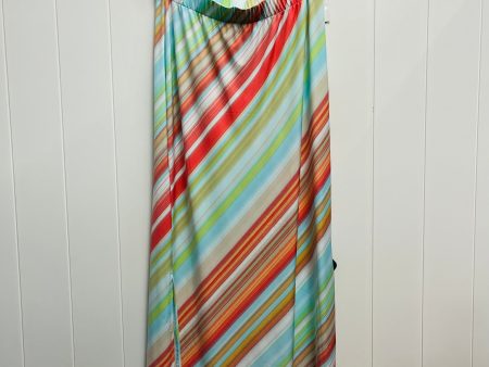 Skirt Maxi By Chicos In Blue & Green, Size: M Discount