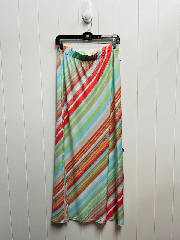 Skirt Maxi By Chicos In Blue & Green, Size: M Discount