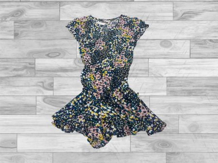 Romper By Loft In Floral Print, Size: Mp on Sale