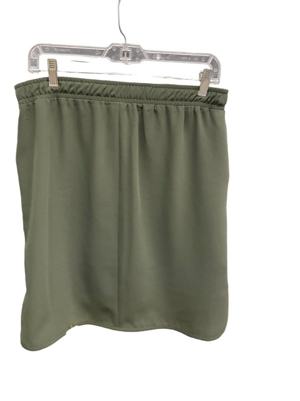 Skirt Mini & Short By Ann Taylor In Green, Size: Petite   S Sale