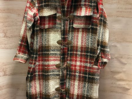 Coat Other By Maurices In Plaid Pattern, Size: 1x Online now